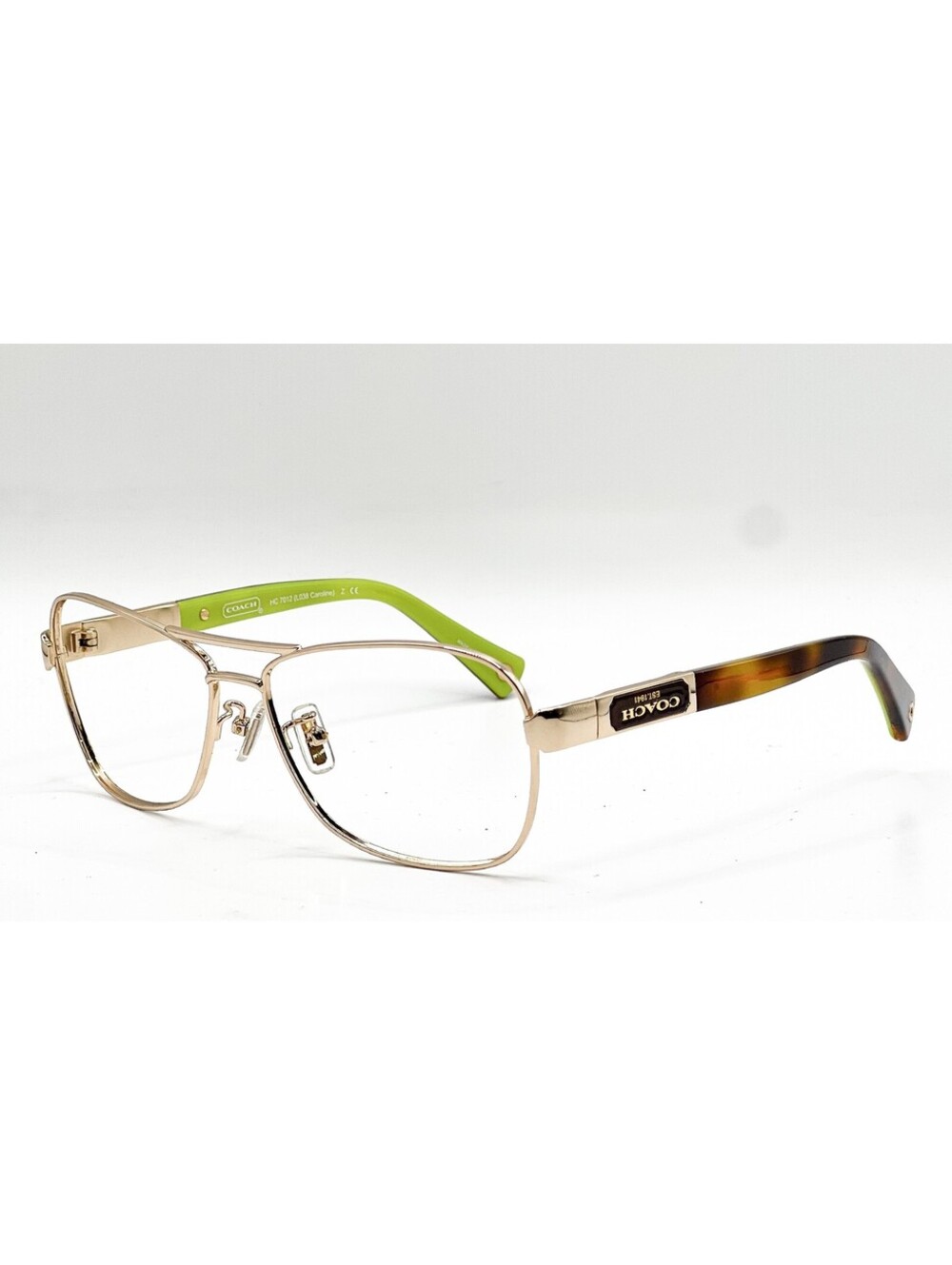 Coach Hc 7002 9100/13 Gold/Tortoise Authentic Eyeglasses 56-14-130